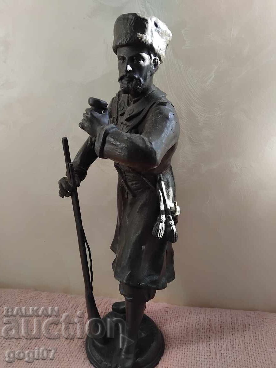 Licitație Sculptură statuetă plastică a soldatului rus Cazac