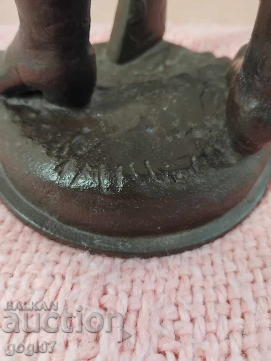 Sculptură statuetă plastică a soldatului rus Cazac - 6