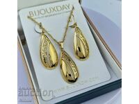 Set Versace Almond | colier și cercei "migdală"