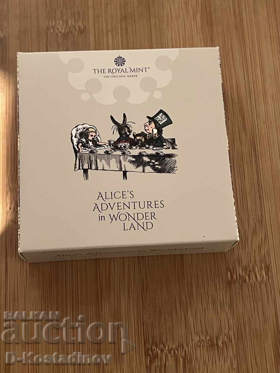 2021 Ασημένιο Νόμισμα - Η Αλίκη στη Χώρα των Θαυμάτων με τιμή € 130.00 | 254.26 BGN