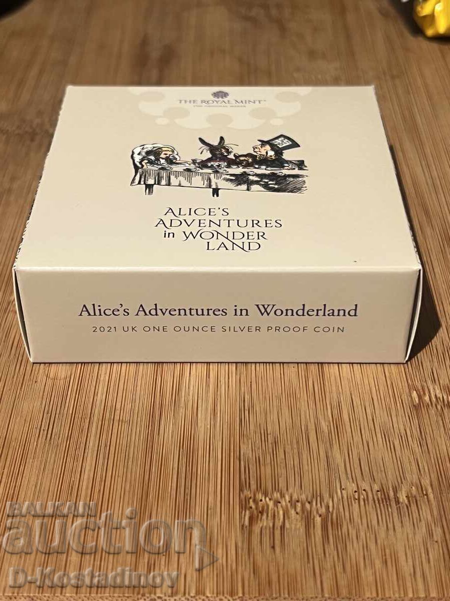 Δημοπρασία 2021 Ασημένιο Νόμισμα - Η Αλίκη στη Χώρα των Θαυμάτων