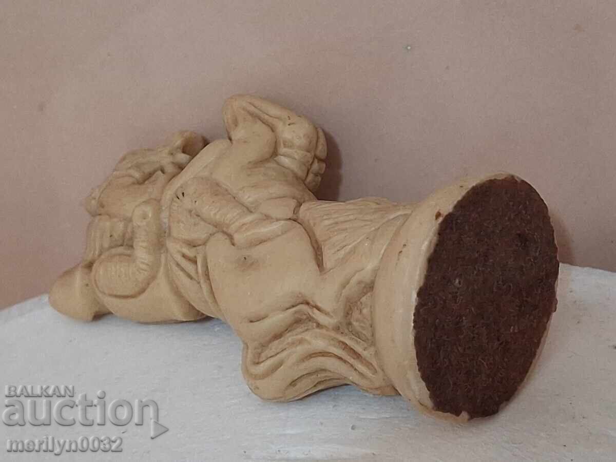 Statuetă călăreț din os dinte figură sculptură plastică - 7 Statuetă călăreț din os dinte figură sculptură plastică - 7