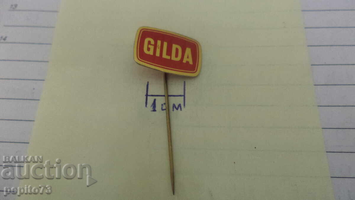 Licitație Semn publicitar, Gilda, marcă de dulciuri