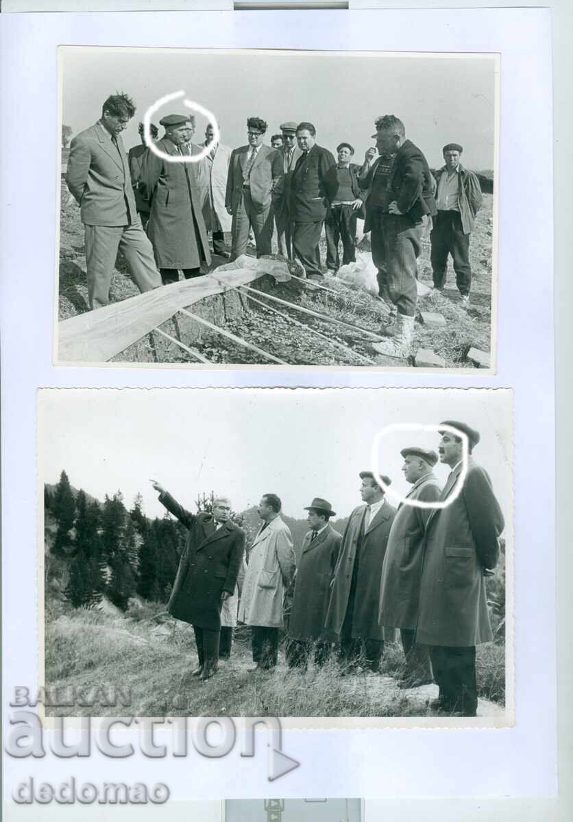 TODOR ZHIVKOV - TWO RARE PHOTOS FROM THE 50s