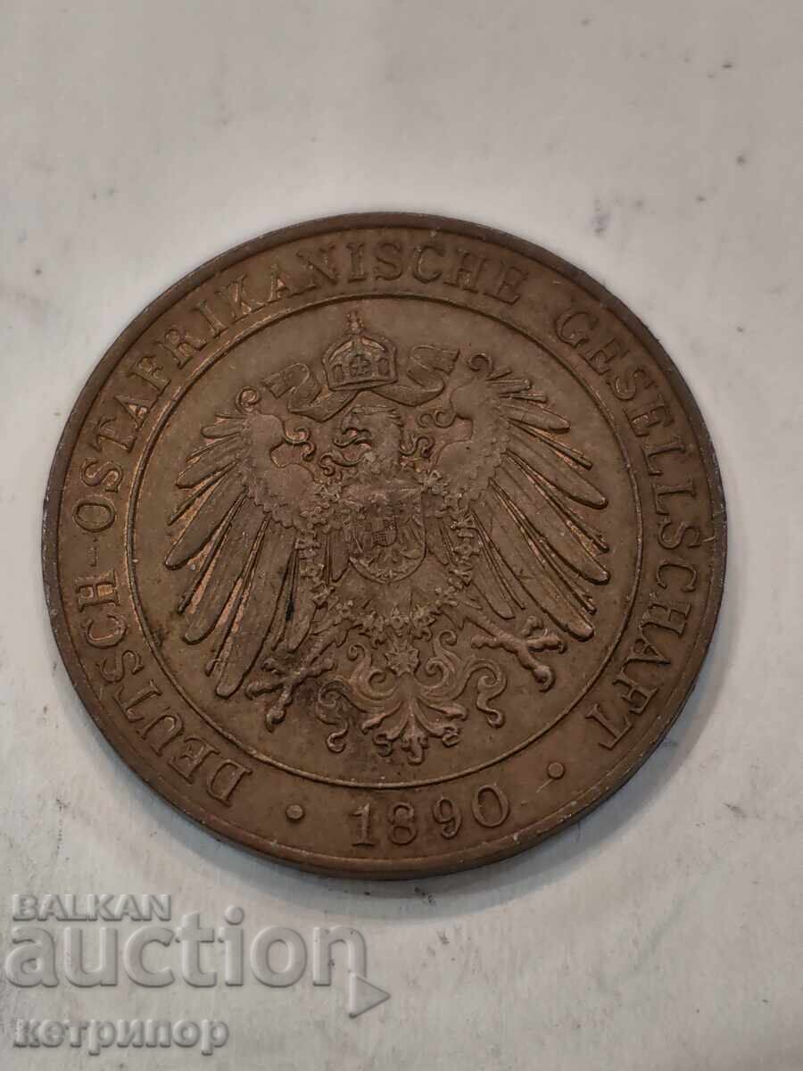 1 пайс Германска Източна Африка 1890 г мед с цена € 34.00 | 66.50 лв.