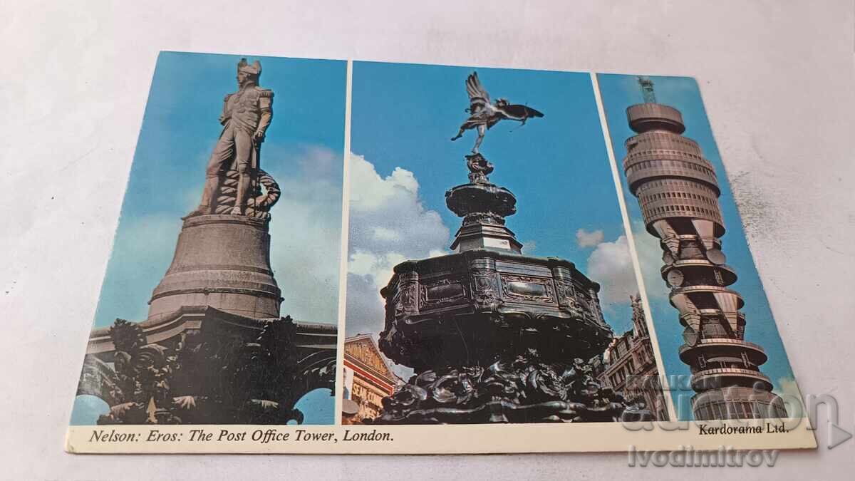Cartolină poștală London Colaj