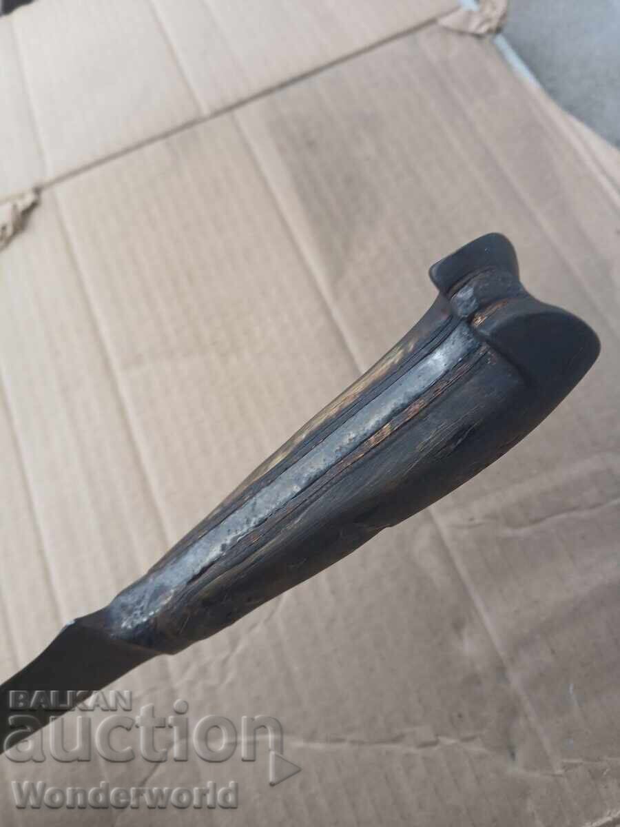 Old Karakulak with a nut and a buffalo horn handle - 5