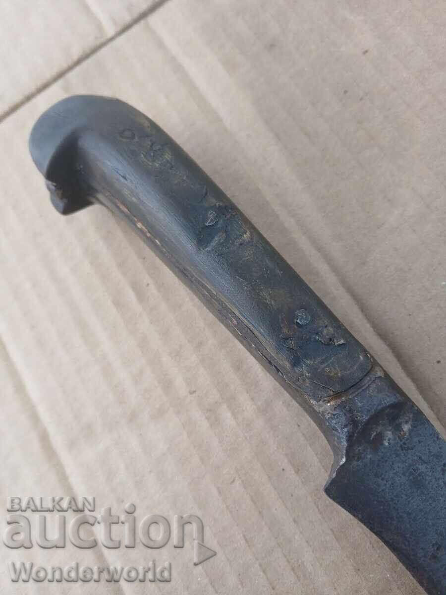 Old Karakulak with a nut and a buffalo horn handle - 6