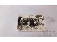 Снимка Приморско Младежи и девойки на плажа 1960