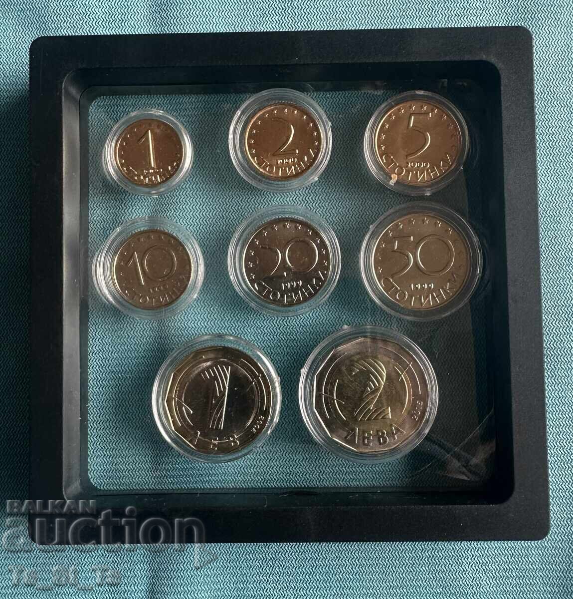 Аукцион Лот 8 различни монети 1999-2015