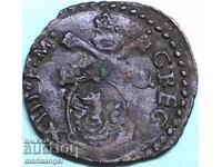 Vatican Quattrino 1572-85 Gregory XIII St. Peter/Dragon Fano