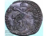 кватрино Ватикан 1572-85 Грегори XIII Св.Петър/Драгун Фано