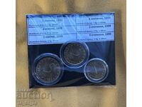 Λοτ 3 νομίσματα /1, 2 και 5 st. από 1999/