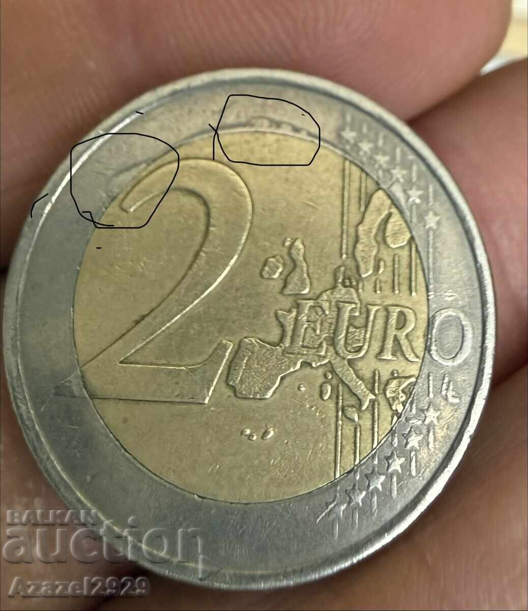 2 euro defecte