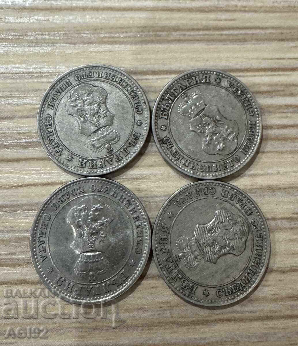 Auction  10 STOTINKI 1913 (3 pcs.) + 10 STOTINKI 1912 (1 pc.)