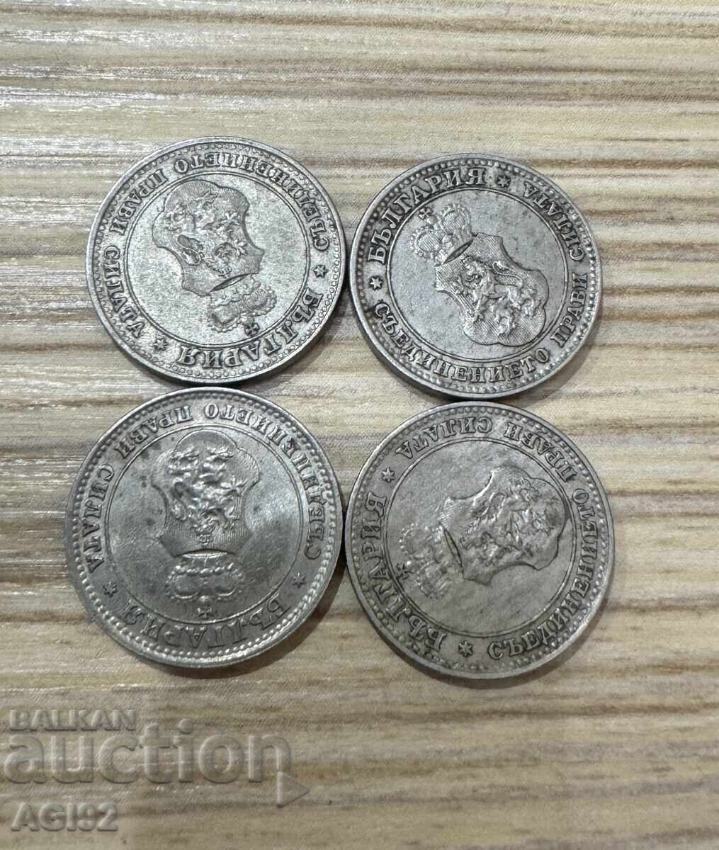 10 STOTINKI 1913 (3 pcs.) + 10 STOTINKI 1912 (1 pc.) - 6