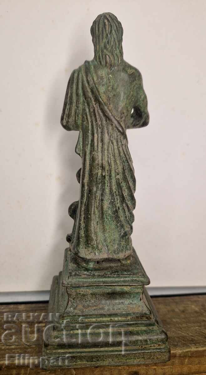 Παράδοση Χάλκινο αγαλματίδιο του θεού Ασκληπιού