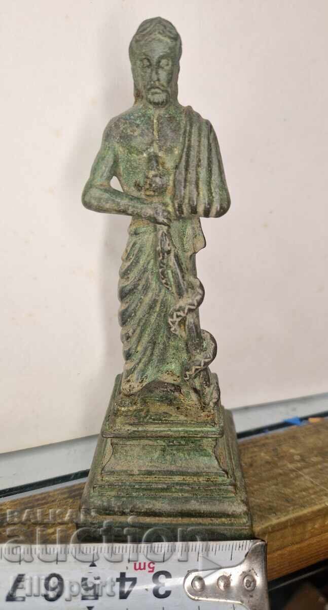 Χάλκινο αγαλματίδιο του θεού Ασκληπιού - 6