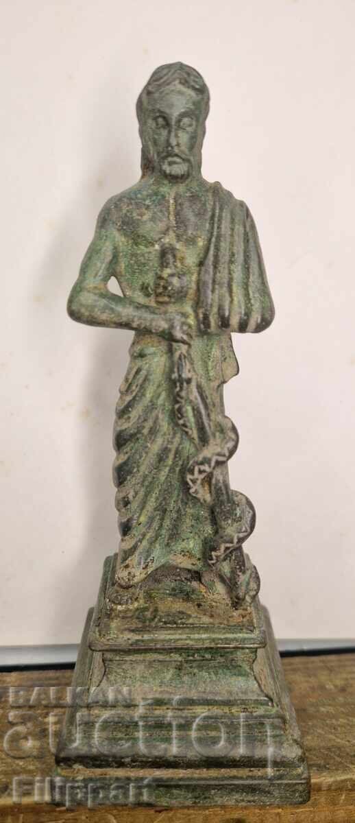 Χάλκινο αγαλματίδιο του θεού Ασκληπιού