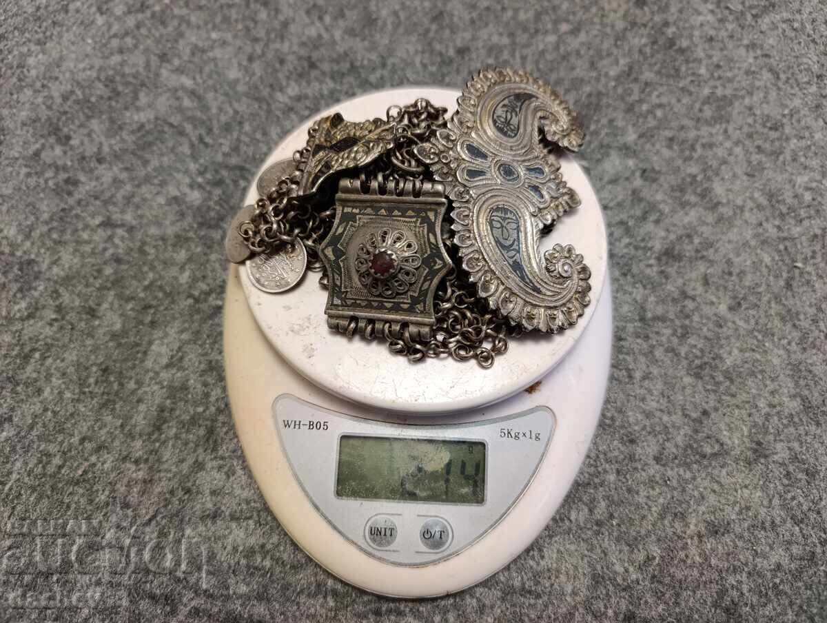 ΜΟΝΑΔΙΚΟ Αναγεννησιακό Ασημένιο με ΝΙΕΛΟ κούμπωμα ζώνης παραδοσιακής φορεσιάς - 7 ΜΟΝΑΔΙΚΟ Αναγεννησιακό Ασημένιο με ΝΙΕΛΟ κούμπωμα ζώνης παραδοσιακής φορεσιάς - 7