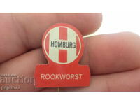 Advertising badge, Homburg, brand of meat products