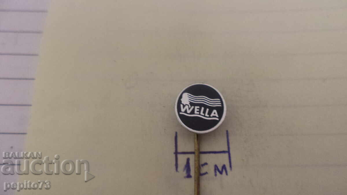 значка рекламна ,Wella,марка козметика за коса с цена € 1.00 | 1.96 лв.