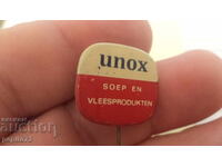 Semn publicitar, Unox, marcă de produse alimentare