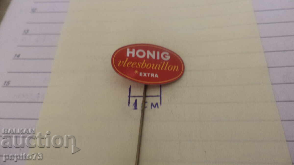 Διαφημιστικό σήμα, Honig, μάρκα τροφίμων με τιμή € 1.00 | 1.96 BGN Διαφημιστικό σήμα, Honig, μάρκα τροφίμων με τιμή € 1.00 | 1.96 BGN