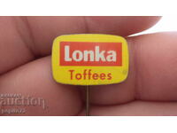 Insigna publicitară, Lonka, marcă de dulciuri