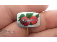 Advertising badge, Koeleman brand canned food