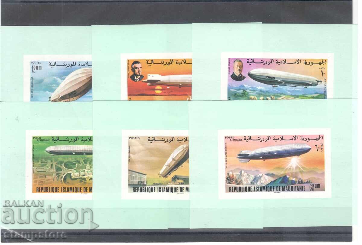 Σετ 6 μη-οδοντωτών υπουργικών μπλοκ με ζέπελιν