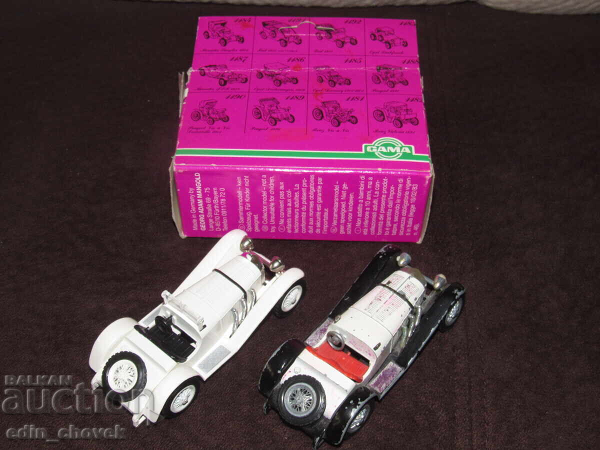 1/45 GAMA MINI MADE IN GERMANY OLDTIMER MERCEDES 2 pieces - 5