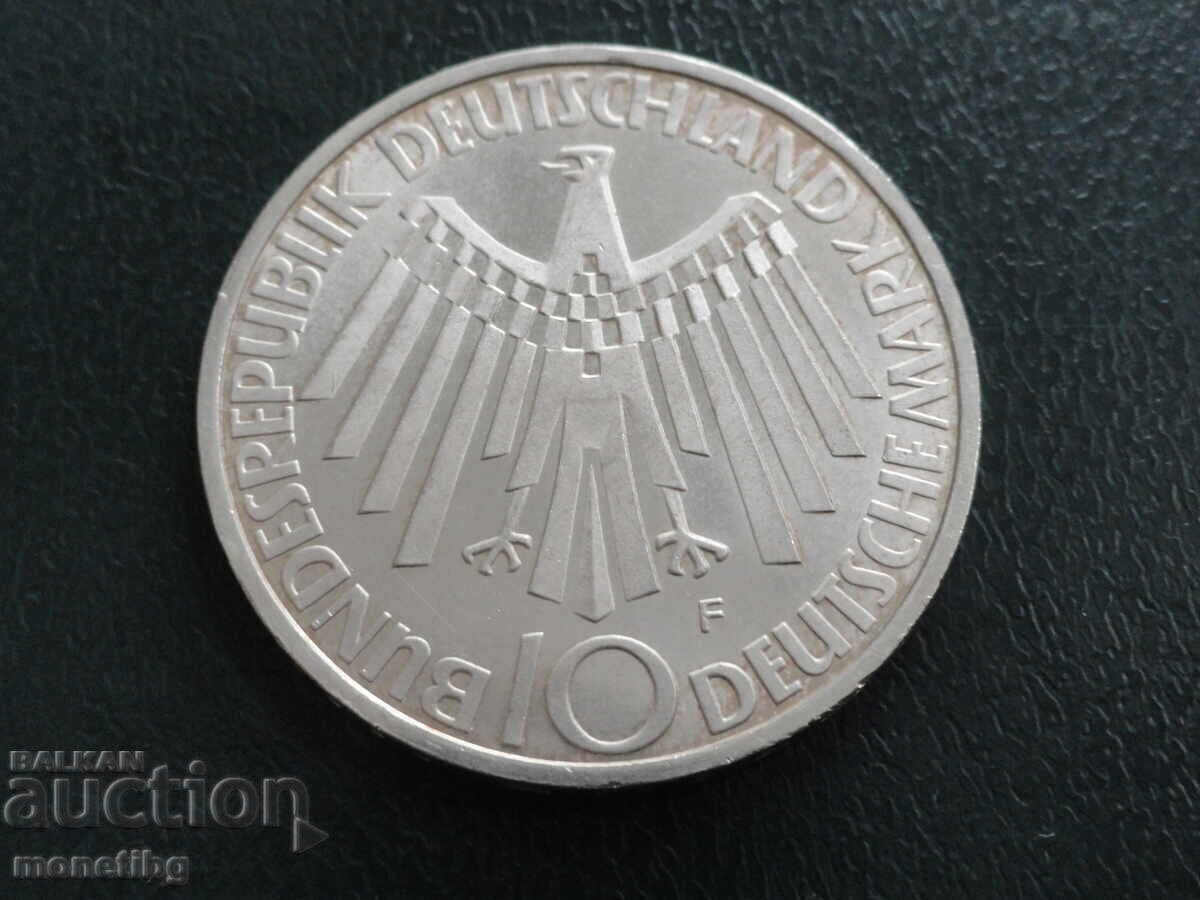 Germania 1972 - 10 mărci (F) Ag - 6 Germania 1972 - 10 mărci (F) Ag - 6