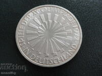 Germany 1972 - 10 Mark (F) Ag