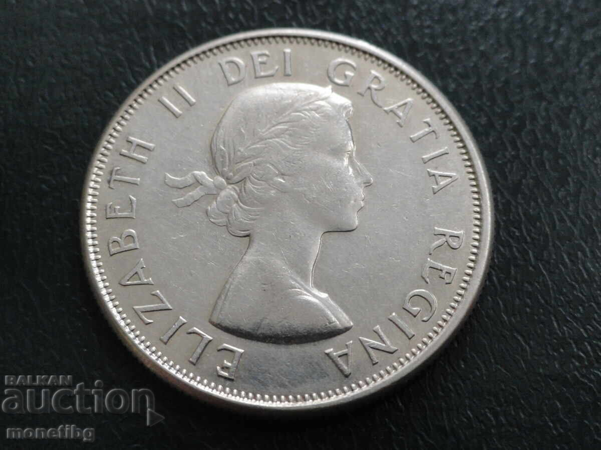 Livrarea Canada 1961 - 50 cenți Ag