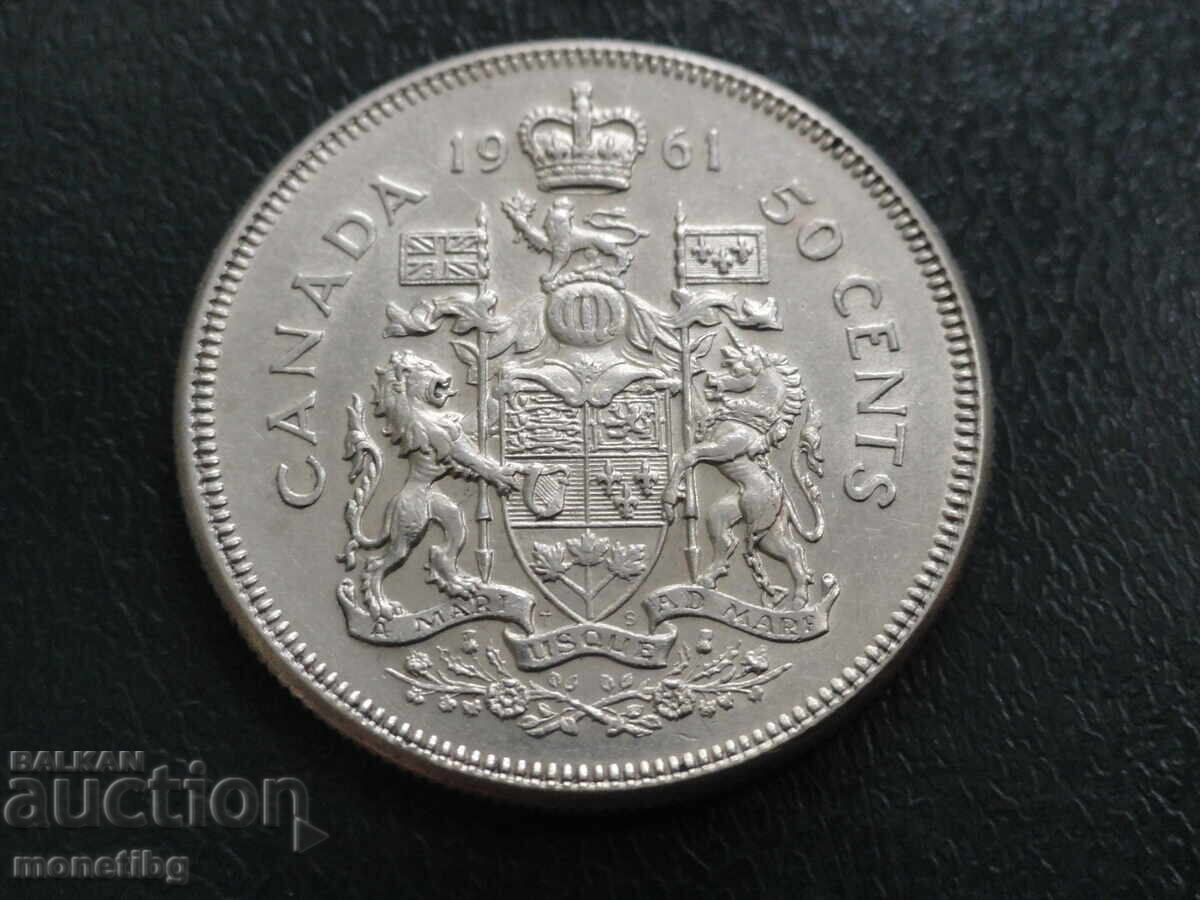 Canada 1961 - 50 cenți Ag - 5