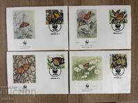 Μεξικό - Σειρά Φακέλων Πρώτης Ημέρας - Πεταλούδα ...(1988)