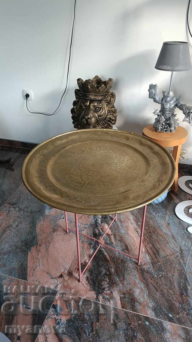 Licitație Orientală, veche, masivă, tavă, tepsi