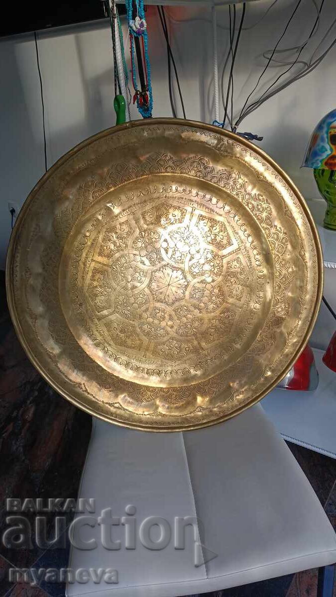 Orientală, veche, masivă, tavă, tepsi