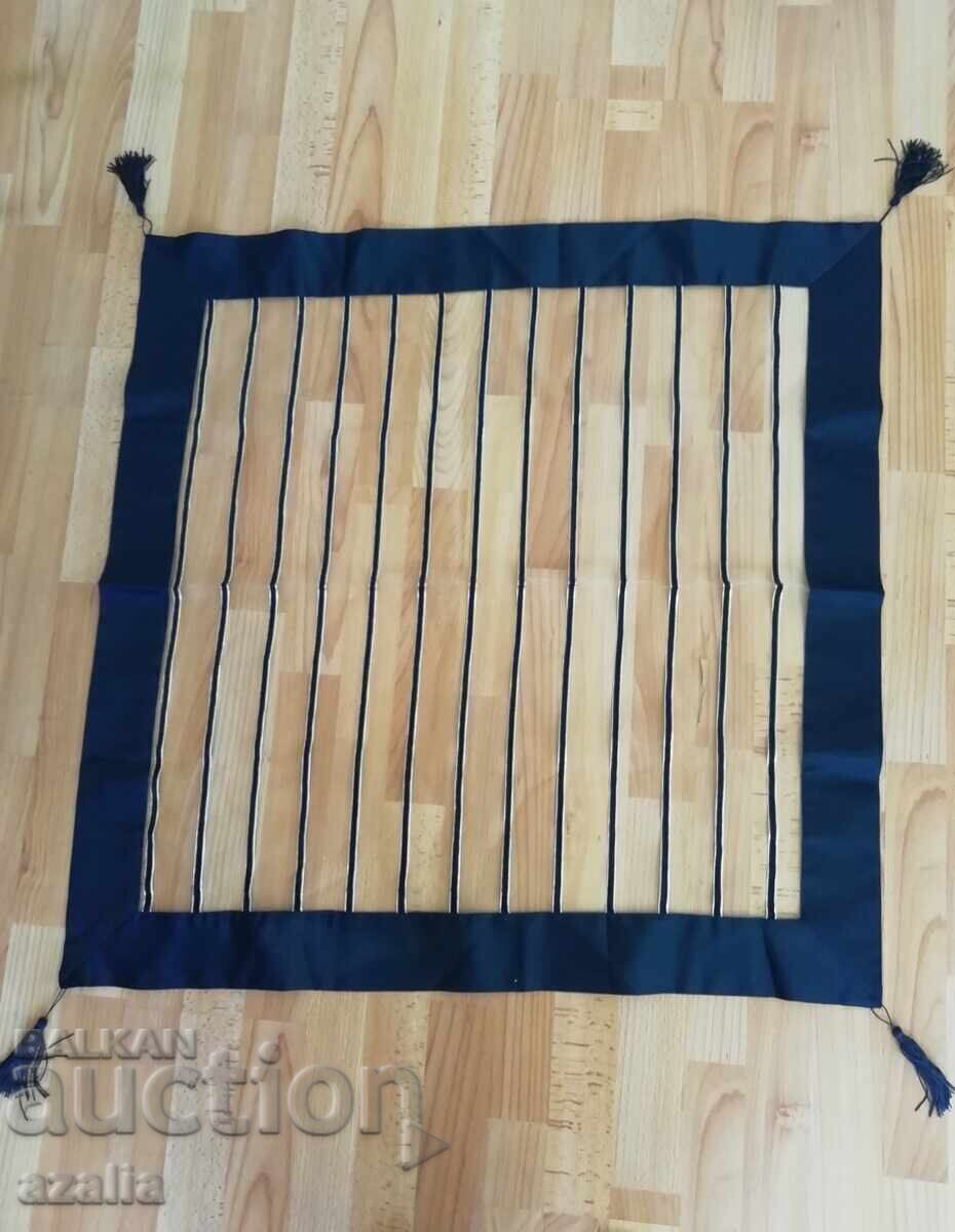 Set of tablecloth, runner and 2 placemats in blue and gold with price € 9.70 | 18.97 BGN Set of tablecloth, runner and 2 placemats in blue and gold with price € 9.70 | 18.97 BGN