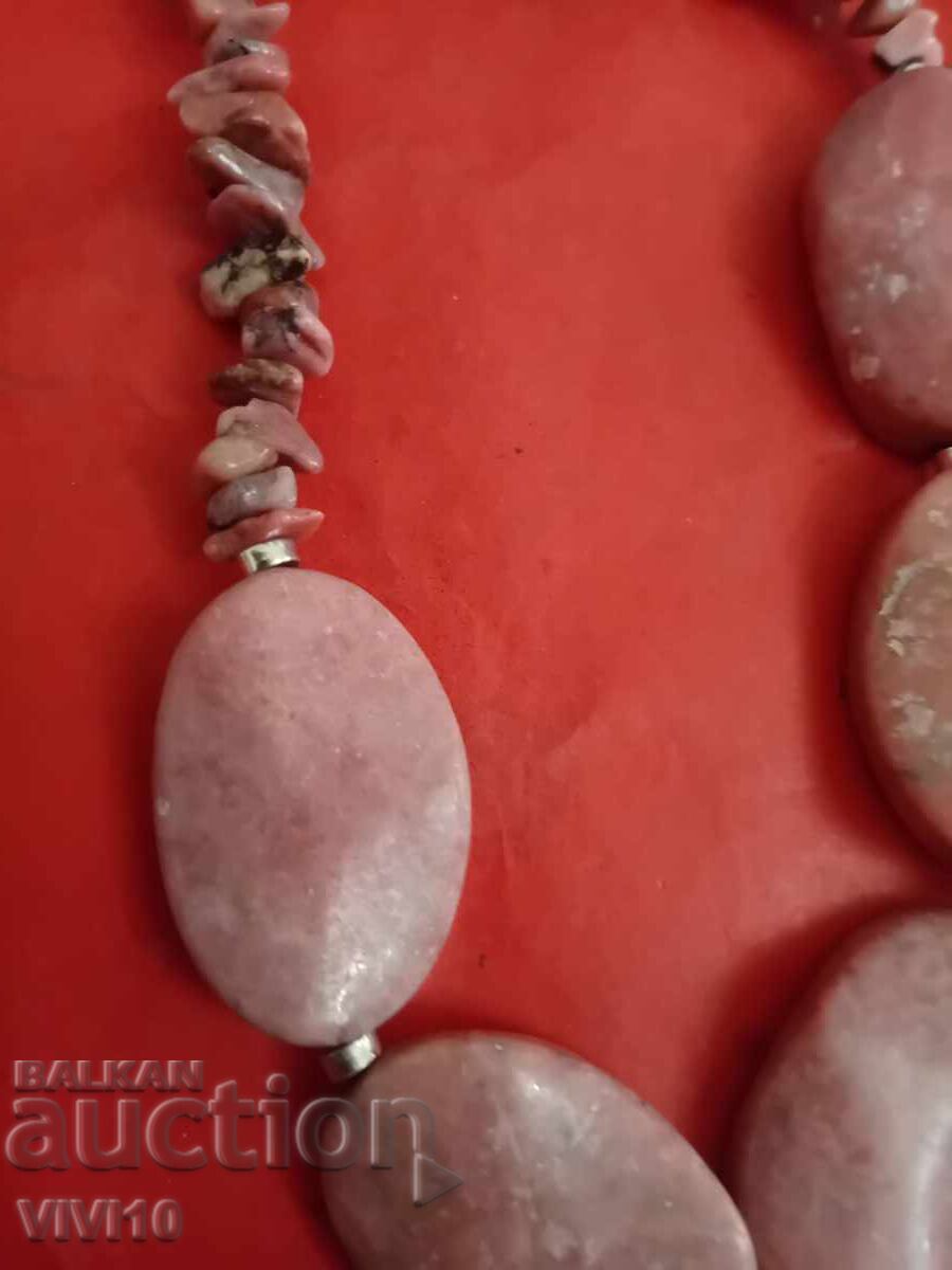 Auction  Antique Rose Quartz Necklace