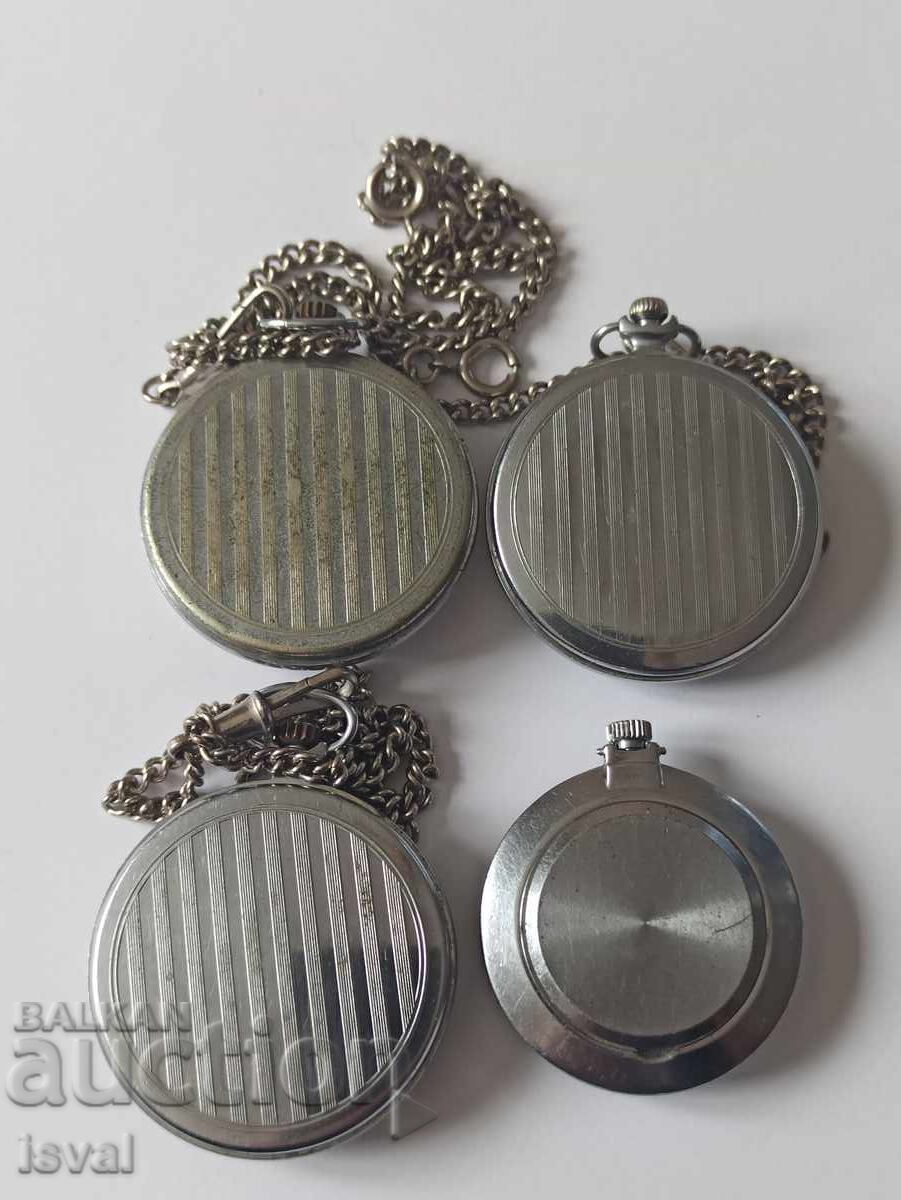 Παράδοση Ρωσικά ρολόγια τσέπης - Molniya, Κristal, Raketa - παρτίδα!