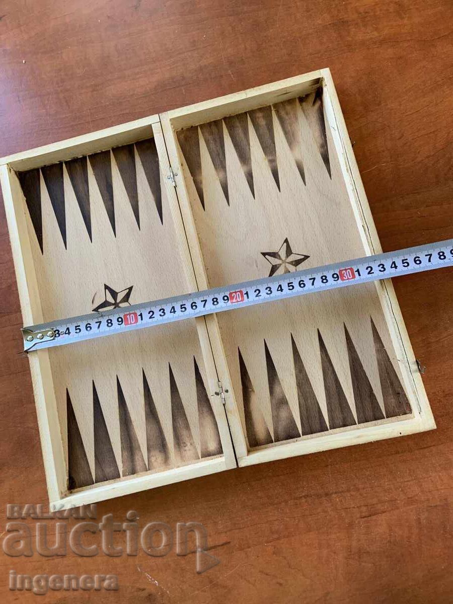 Auction  CHESS BOARD WOODEN BOX FROM SOCA - 340 X 340 MM