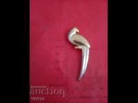 Antique metal brooch