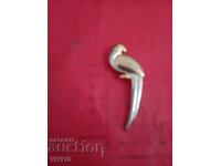 Antique metal brooch