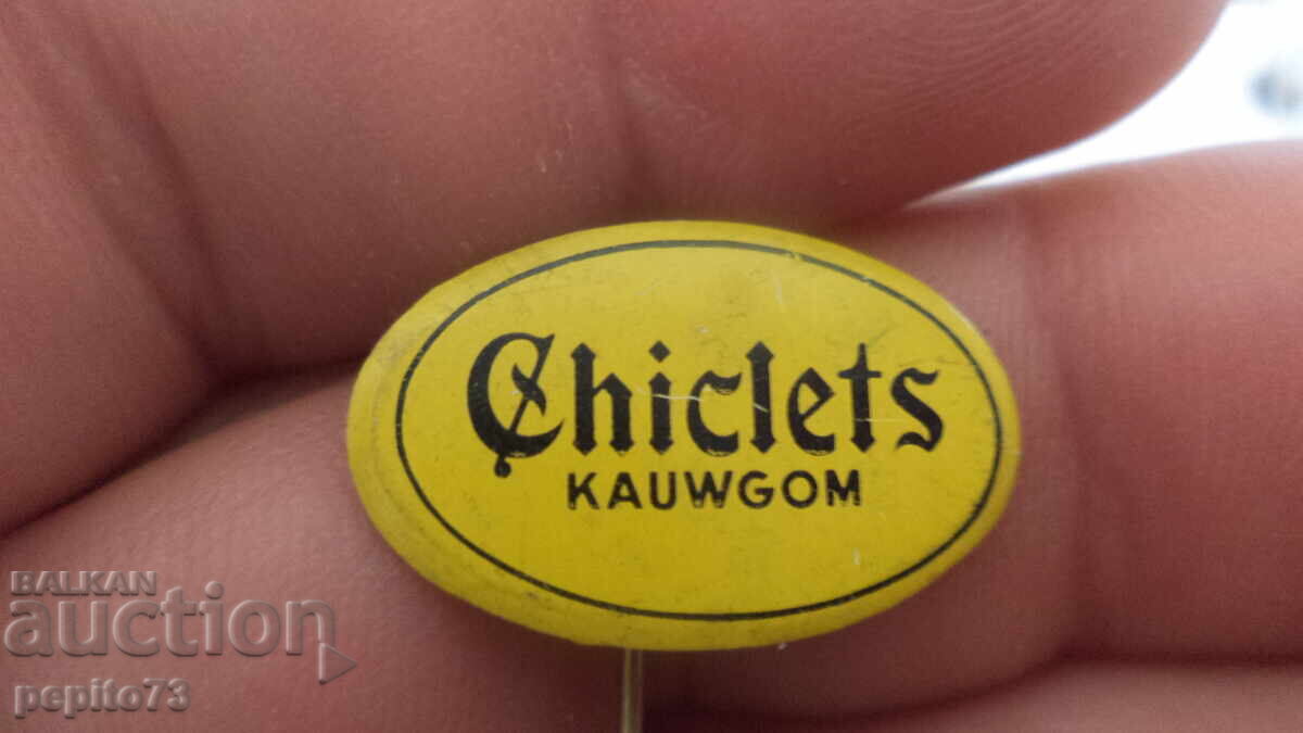 Σήμα διαφήμισης, Chiclets, μάρκα τσίχλας