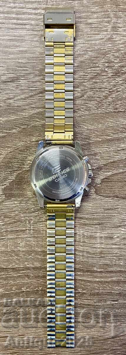 Δημοπρασία Ανδρικό ρολόι Casio Edifice χρονογράφος WR 100M
