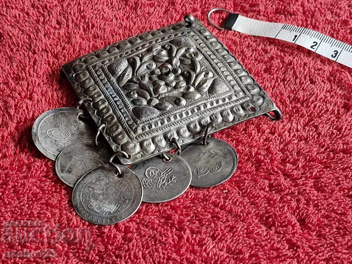 Ασημένιο σφυρήλατο αναγεννησιακό τεπέλικι - 6