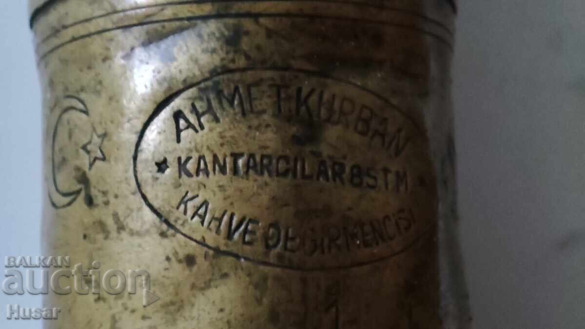 Livrarea Veche râșniță turcească pentru cafea, condimente, marcaj