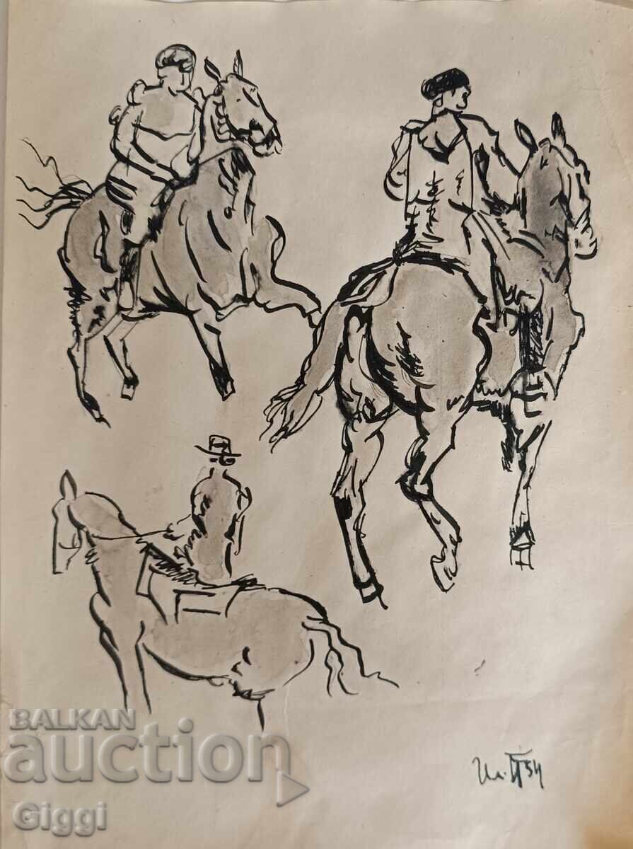 Lot 2 Schițe de Ilia Petrov